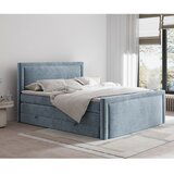 Maison de Rêve Plavi boxspring krevet s prostorom za odlaganje 180x200 cm Lavenda – | shoptok.hr
