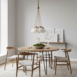  Visilica na sajli LOOMIS 5xE27/15W/230V 130 cm bež/hrast | Eponuda.com