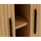 Unique Furniture Komoda u dekoru hrasta s kliznim vratima u prirodnoj boji 120x76x45 cm Nola – | shoptok.hr