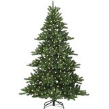 vidaXL Umjetnobožićnodrvce s stalakom Zelena 58 x 58 x 240 cm PVC | shoptok.hr