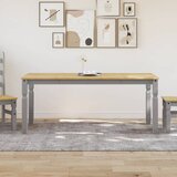  Blagovaonski stol Corona sivi 180x90x75 cm od masivne borovine | shoptok.hr