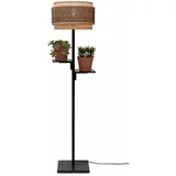 Good&Mojo Crna/u prirodnoj boji stojeća svjetiljka s bambusovim sjenilom (visina 160 cm) Bhutan –