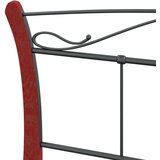  Za krevet crni metalni 120 x 200 cm | shoptok.hr