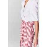 Trendyol Ženska omotač suknji Poplin bijela | pink | ePonuda.com