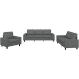  3-dijelni set sofa tamnosivi od tkanine | shoptok.hr