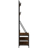  Stalak za odjeću i cipele smeđa boja hrasta 100x40x184 cm | shoptok.hr