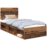 vidaXL Konstrukcija postelje Star les 90 x 190 cm Masivno borovo les, (5000102099) | Shoptok.si