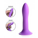 Squeeze-It fleksibilan silikonski dildo, ljubičasti Cijene
