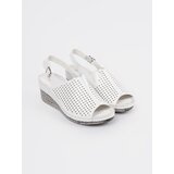 GOODIN White wedge sandals | Shoptok.si