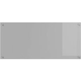 vidaXL Kuhinjski zidni oblog Svjetlosiva Staklo 110 x 50 cm Izdržljiv | shoptok.hr
