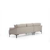 Atelier Del Sofa Svijetlo bež kutna garnitura Leo, desni kut | Shoptok.si