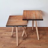 Hanah home 2Shp354 - camel brown nesting table (2 pieces) | ePonuda.com