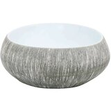 Nadgradni umivaonik sivo-plavi ovalni 59x40x15 cm keramički | shoptok.hr