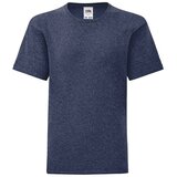 Fruit Of The Loom Navy blue children's t-shirt in combed cotton Cene