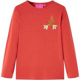  Dječja majica s dugim rukavima tamnocrvena 104 | shoptok.hr