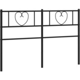vidaXL Metalno uzglavlje crno 135 cm | shoptok.hr