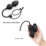 Dorcel Love Balls - bežična, radio magnetska gejša lopta duo (crna) | shoptok.hr