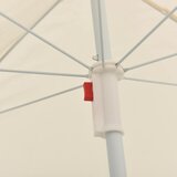  Vrtni suncobran s čeličnim stupom 180 cm boja pijeska | shoptok.hr