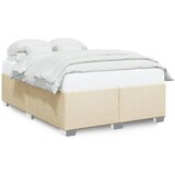 vidaXL Okvir za krevet bez madraca krem 160x200 cm od tkanine Cijene