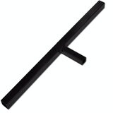 Crna čelična burgija za zemlju sa svrdlom i ručkom 180 mm tri spirale | shoptok.hr