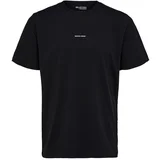 Selected Homme Majica 'HASPEN' črna / bela