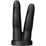 BUTTR Victory - dvostruki prst analni dildo (crni) u