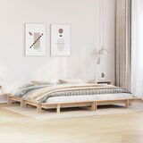 Furnova Posteljni okvir brez vzmetnice 200x200 cm trdna borovina, (21943450) | Shoptok.si