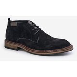 Big Star Suede Men’s Lace-Up Boots Black Big Star Cene
