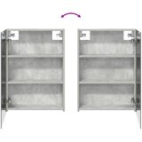  Kupaonski ormar s ogledalom Betonski sivi 50 x 14,5 x 70 cm | shoptok.hr