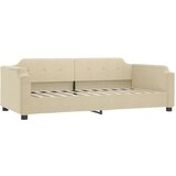  Dnevni krevet krem 100 x 200 cm od tkanine | shoptok.hr