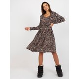 Fresh Made Dress-D73771M30365A-black-beige | shoptok.hr