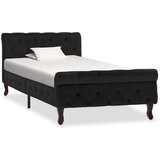  Posteljni okvir črn žamet 90x200 cm | Shoptok.si