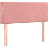  Posteljno vzglavje roza 80x5x78/88 cm žamet, (20736181) | Shoptok.si