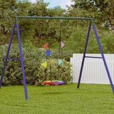 vidaXL Ljuljačka s zastavicama, Višebojna Ø 60 cm, 100 kg, Oxford tkanina Cijene