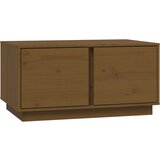 Maison Chic Klubska mizica - kavna mizica - Nizka mizica medeno rjava 80x50x40 cm trdna borovina, (21755163) | Shoptok.si