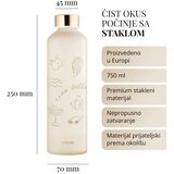 Equa staklena boca, Mismatch Ciao Bella, mat boja sa sjajnim uzorkom, BPA free | shoptok.hr