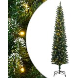  Umjetno tanko božićno drvce sa 150 LED žarulja 150 cm | shoptok.hr