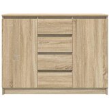  Komoda s ladicama hrasta sonome 100,5x35x76cm konstruirano drvo | shoptok.hr