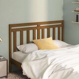  Uzglavlje za krevet boja meda 166 x 4 x 100 cm masivna borovina | Eponuda.com
