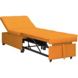 vidaXL Rasklopna sofa 3-u-1 s tamno žutom tkaninom | shoptok.hr