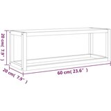  Za ručnike 60 x 20 x 20 cm od masivnog drva oraha | shoptok.hr