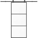  Klizna vrata s priborom 90 x 205 cm od ESG stakla i aluminija | shoptok.hr
