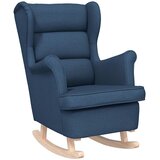  Stolica za ljuljanje 74x90x102 cm od tkanine plava | shoptok.hr