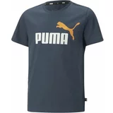 Puma ESS + 2 COL LOGO TEE Majica za dječake, tamno plava, veličina