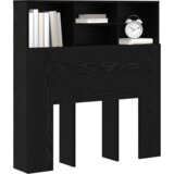 vidaXL glava kreveta s ormarićem crni hrast 100 x 19 x 103.5 cm | shoptok.hr