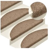  Samolepilne preproge za stopnice 15 kosov krem 56x17x3 cm | Shoptok.si