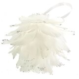  Glam, novogodišnja dekoracija, perje, kugla, 12cm ( 781021 ) Cene