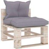  Srednja vrtna sofa od paleta od borovine s jastucima | shoptok.hr