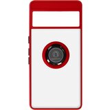 AVIZAR Ovitek za Google Pixel 7 Pro z držalom za prstan, hrbtna stran z zašcito proti prstnim odtisom, združljiv z magnetnim stojalom - rdec, (20713922) | Shoptok.si