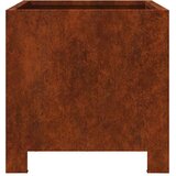  Vrtne žardinjere 2 kom 30x30x30 cm Pohabani čelik | shoptok.hr